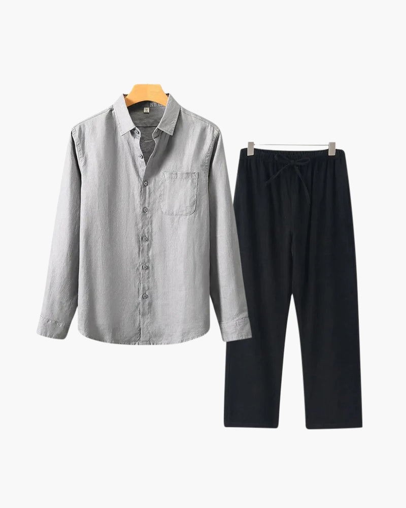 Old Money Linen Combo (Longsleeve) VIP