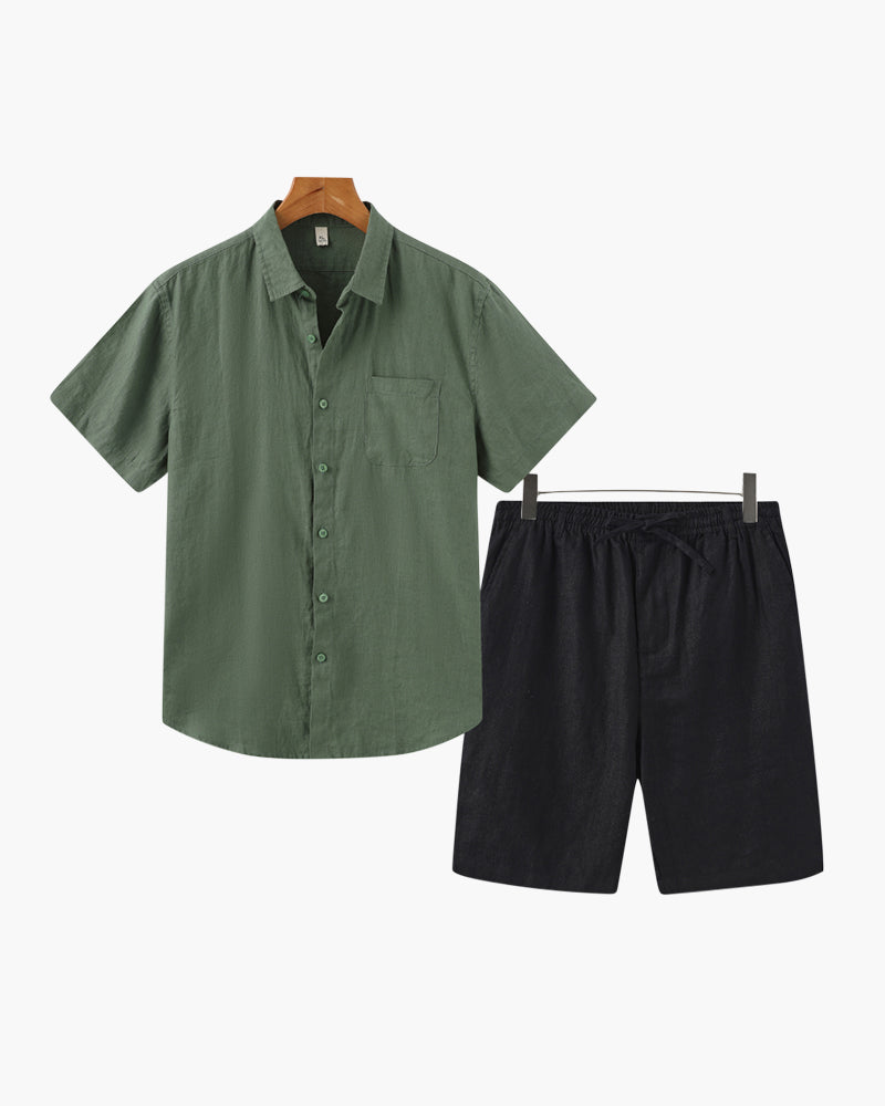 Old Money Linen Combo (Shorts) VIP