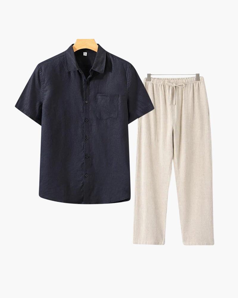 Old Money Linen Combo (Shortsleeve) VIP