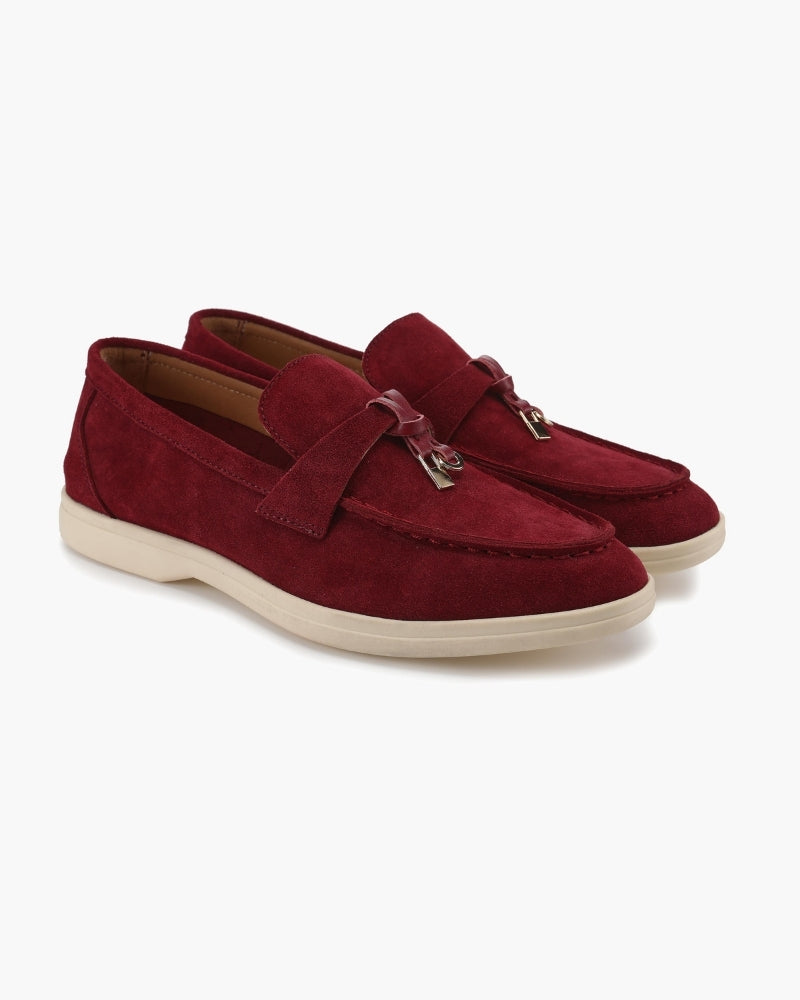 Old Money Suede Lady Loafers VIP