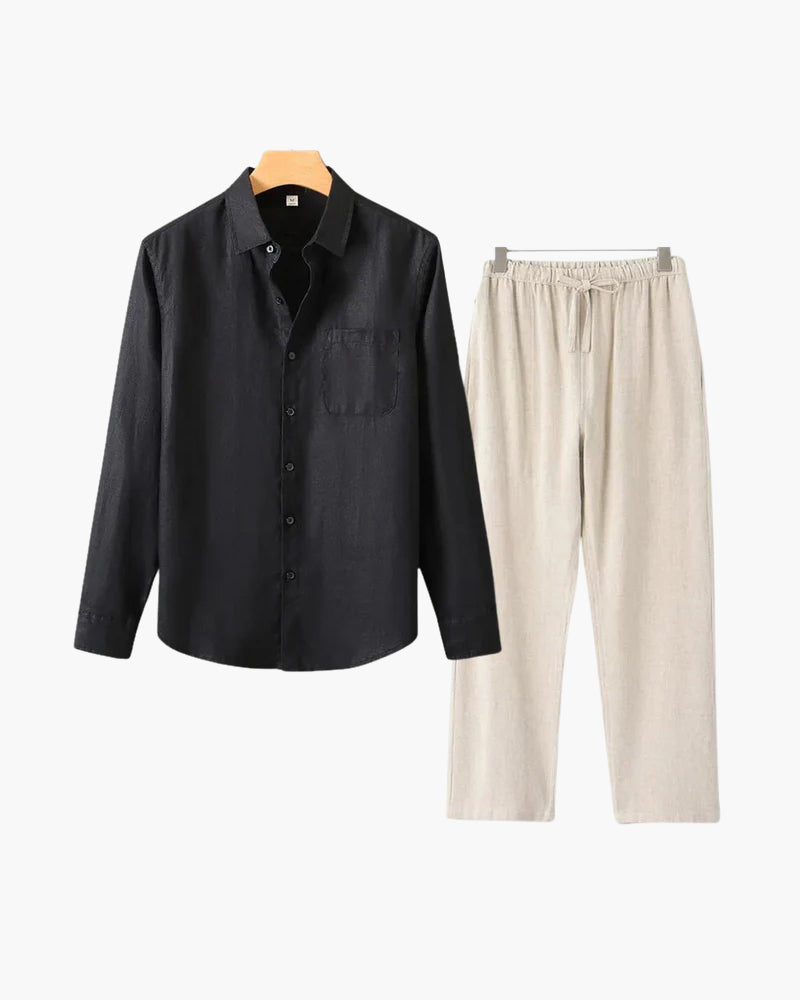 Old Money Linen Combo (Longsleeve) VIP