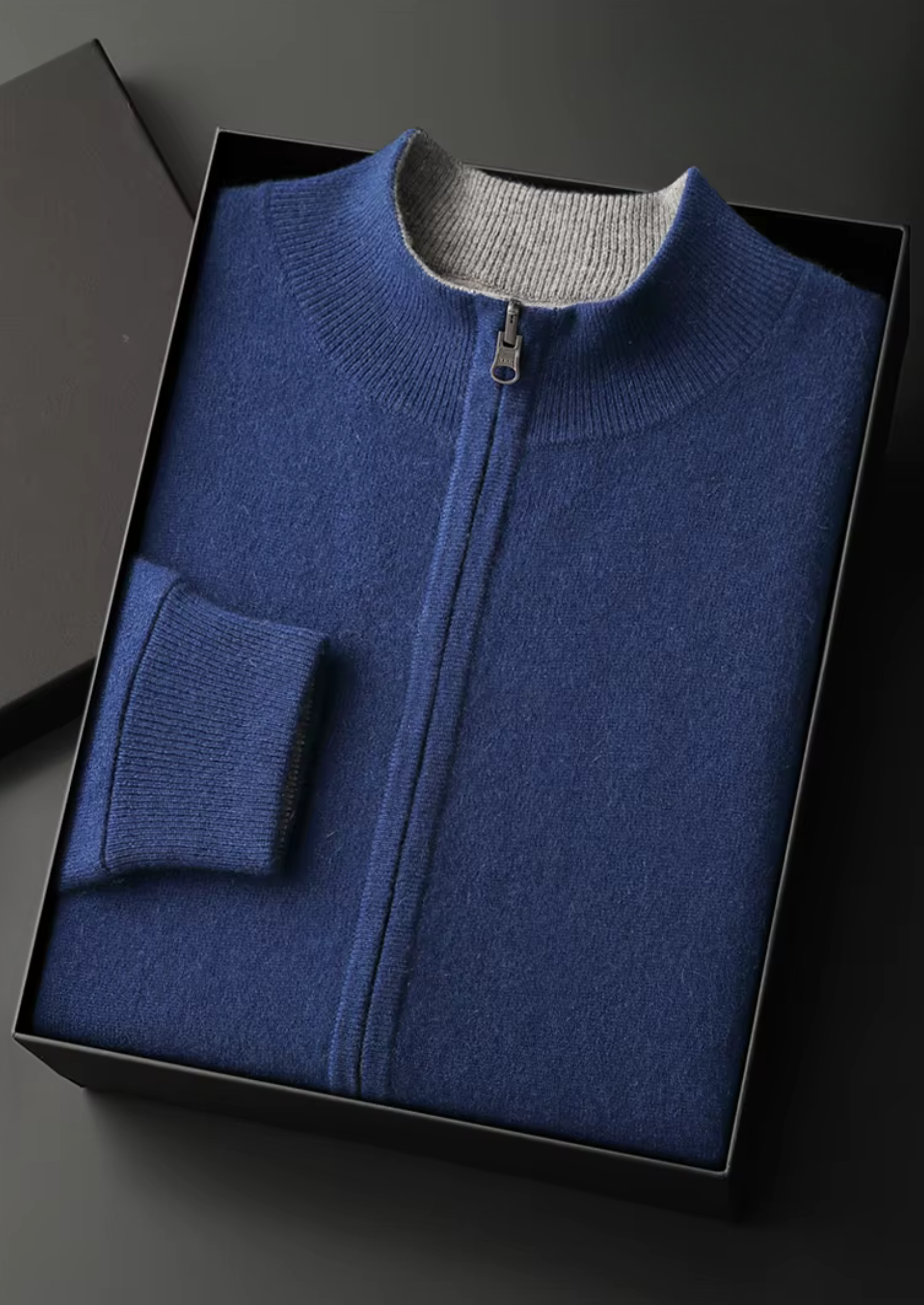 NOBA WOOL ZIP CARDIGAN
