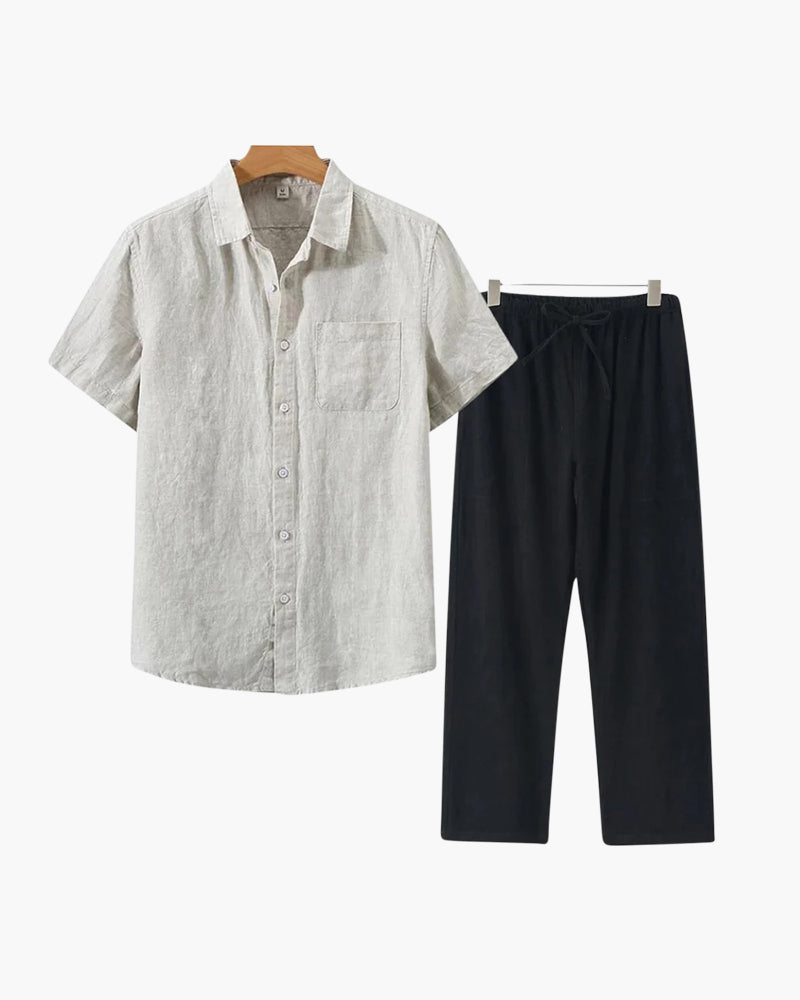 Old Money Linen Combo (Shortsleeve) VIP
