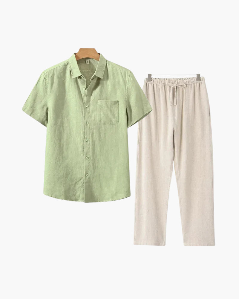 Old Money Linen Combo (Shortsleeve) VIP