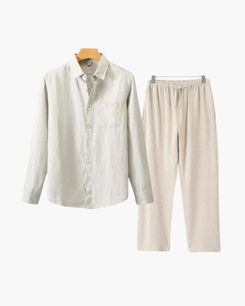 Old Money Linen Combo (Longsleeve) VIP