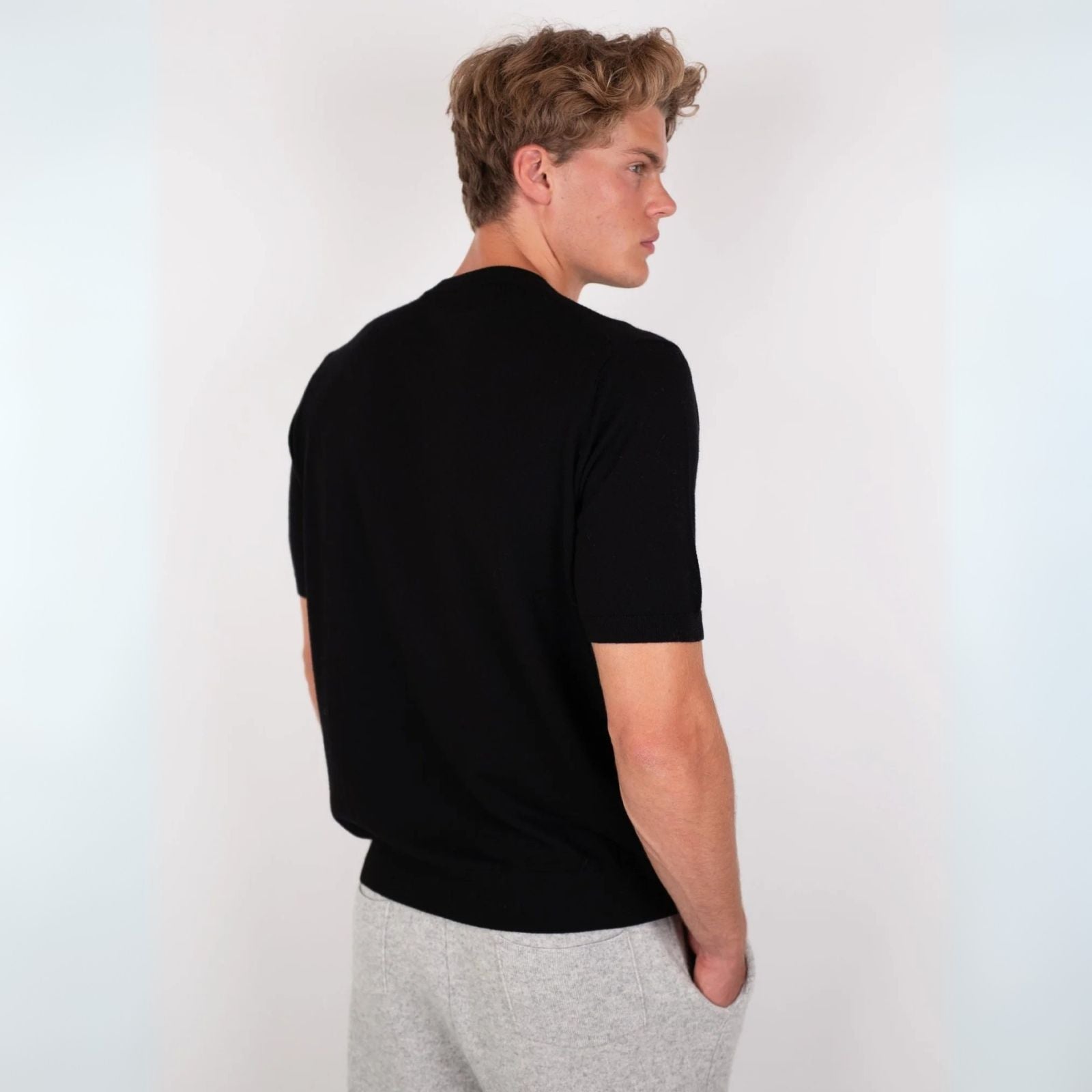The Lisbon Wool Knit Casual T-Shirt