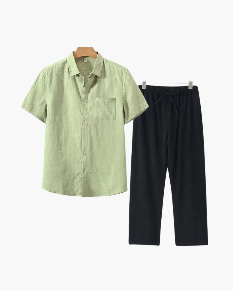 Old Money Linen Combo (Shortsleeve) VIP