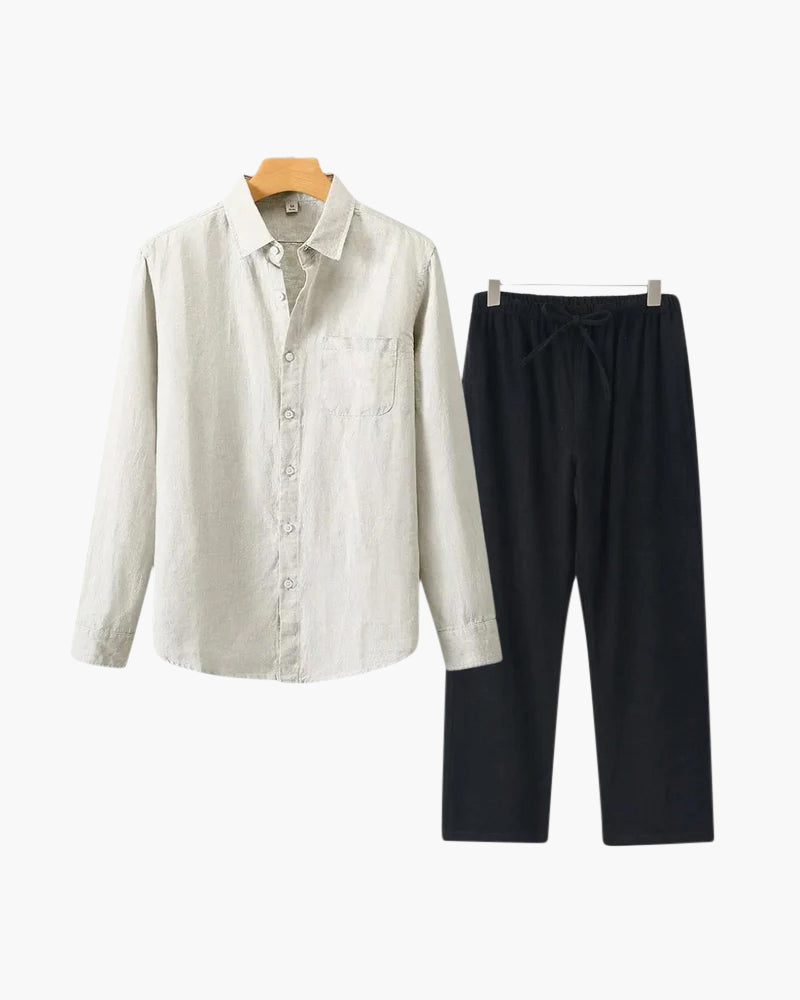 Old Money Linen Combo (Longsleeve) VIP