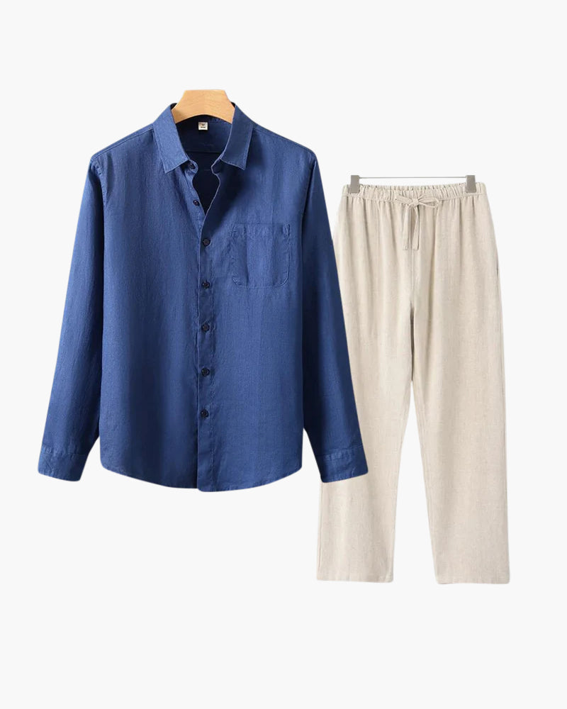 Old Money Linen Combo (Longsleeve) VIP