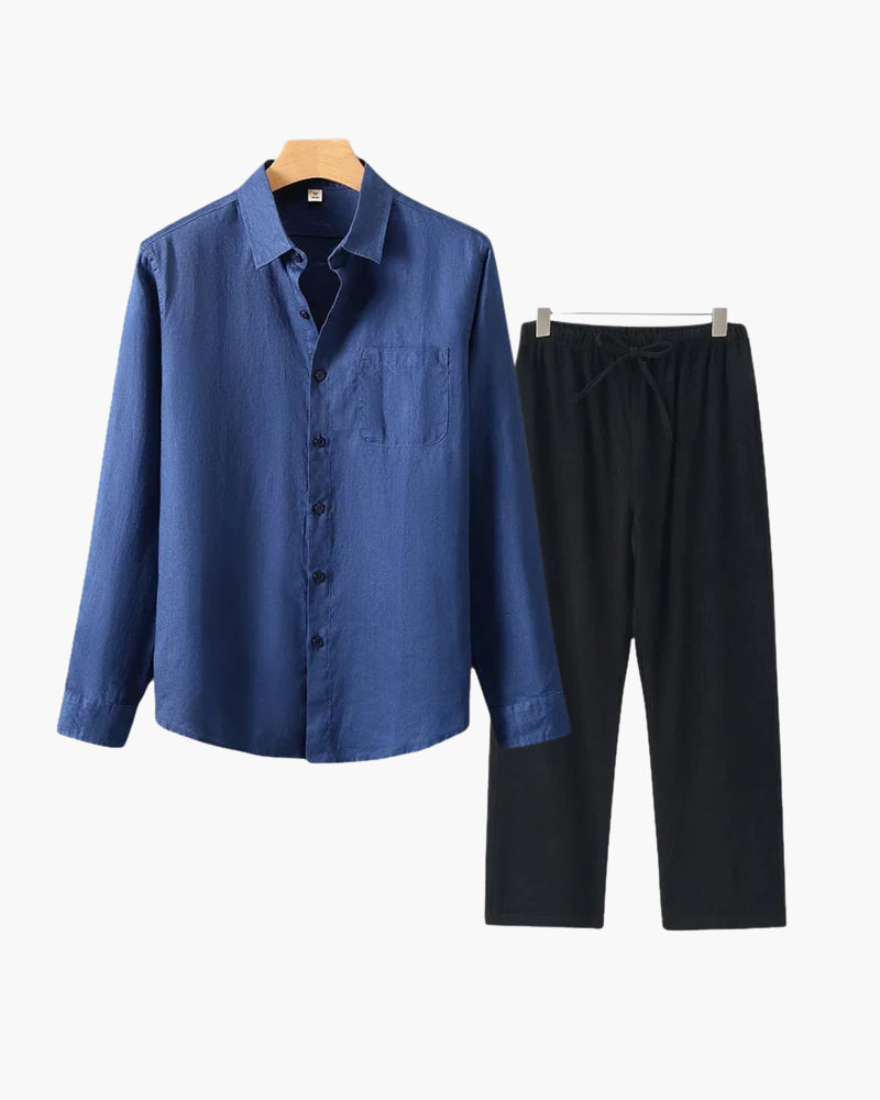Old Money Linen Combo (Longsleeve) VIP