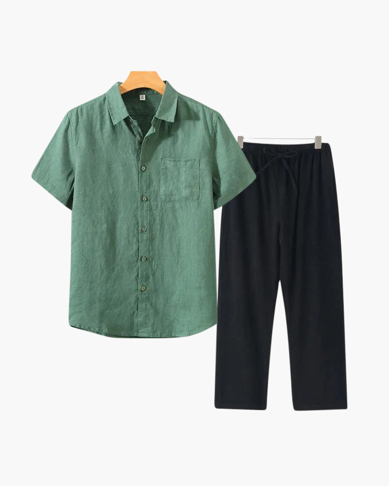 Old Money Linen Combo (Shortsleeve) VIP