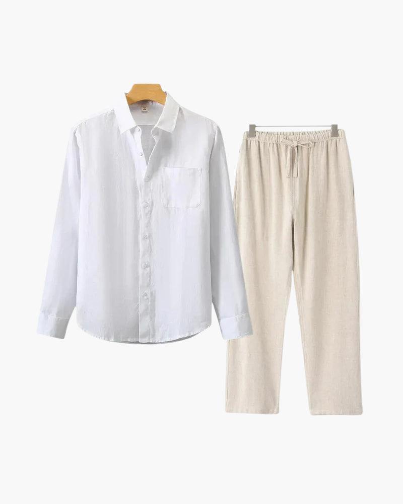 Old Money Linen Combo (Longsleeve) VIP