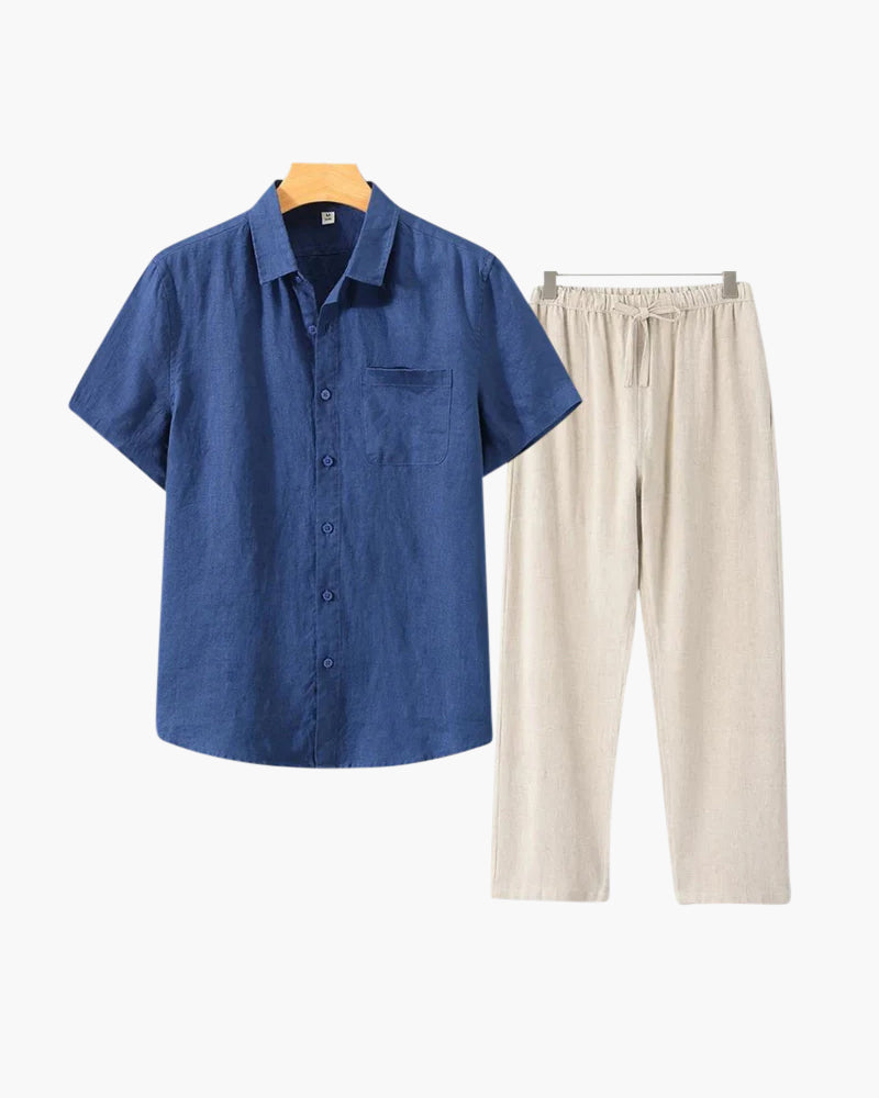 Old Money Linen Combo (Shortsleeve) VIP