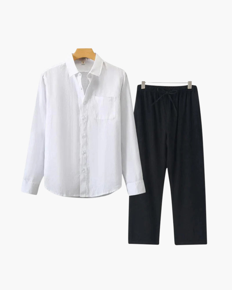 Old Money Linen Combo (Longsleeve) VIP