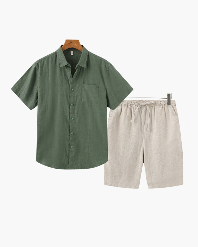Old Money Linen Combo (Shorts) VIP