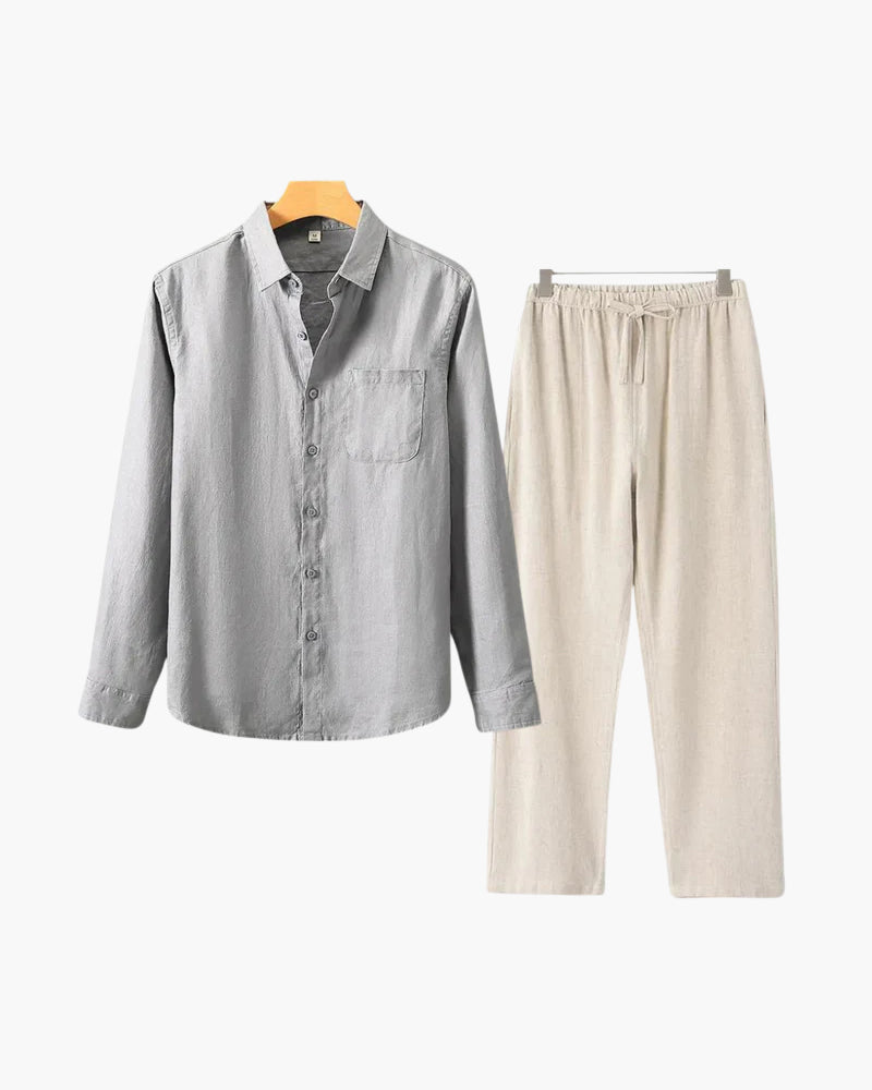 Old Money Linen Combo (Longsleeve) VIP