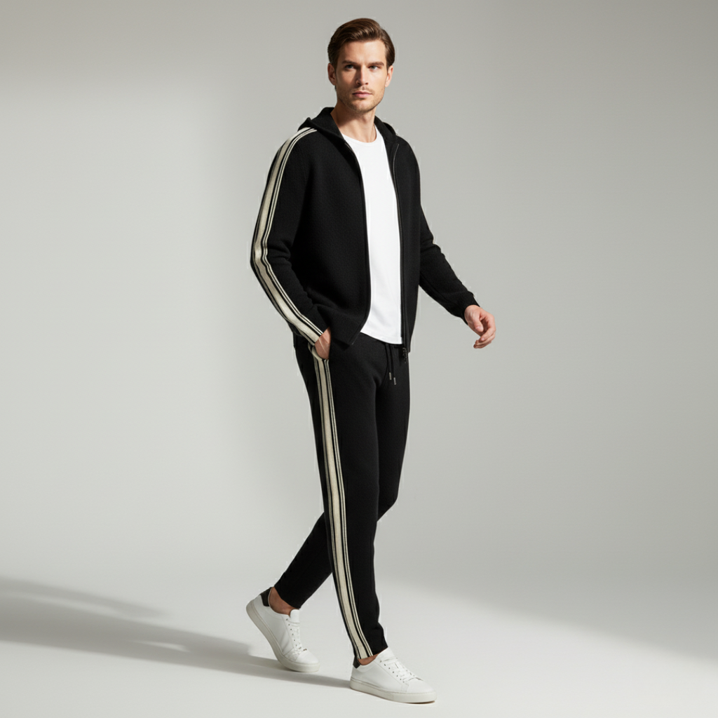 100% CASHMERE DAMIEN TRACKSUIT