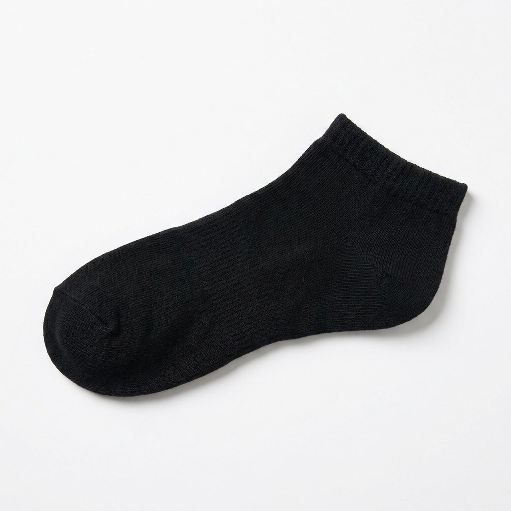 Black mid-size socks
